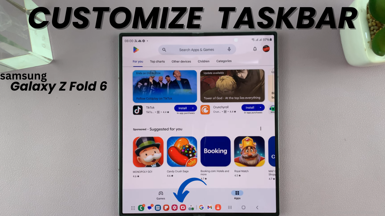 How To Customize Taskbar On Samsung Galaxy Z Fold 6 - WebPro Education