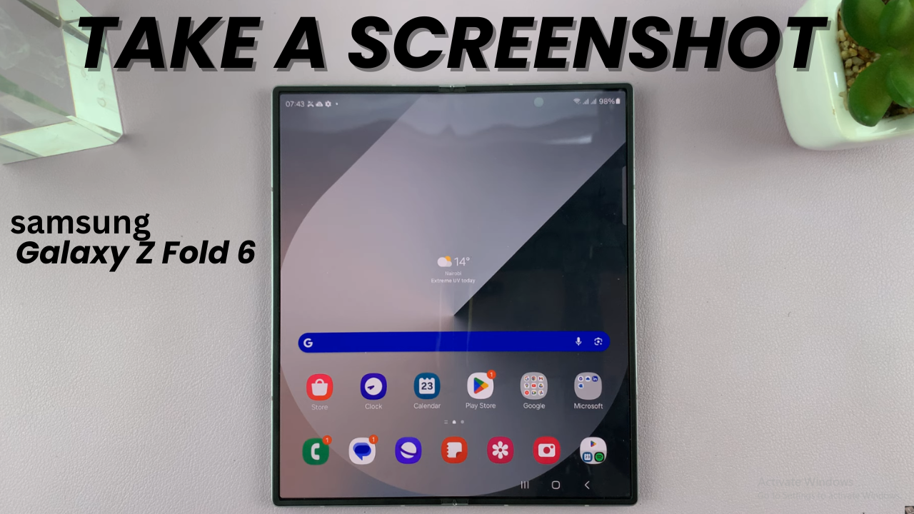 How To Take Screenshots On Samsung Galaxy Z Fold 6 - WebPro Education
