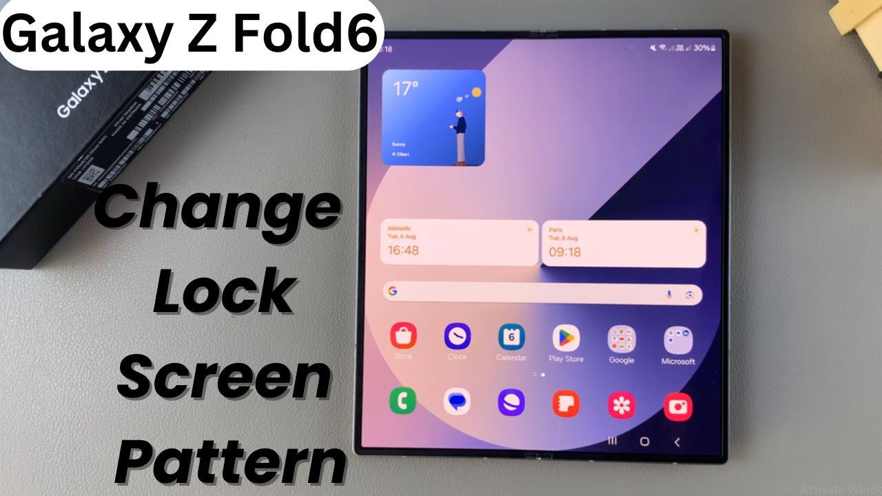 How To Change Lock Screen Pattern On Samsung Galaxy Z Fold 6 - WebPro ...