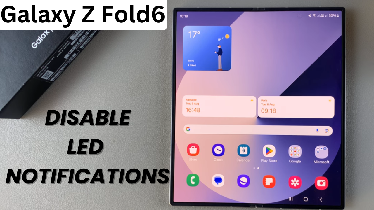 How To Disable LED Notifications On Galaxy Z Fold 6 - WebPro Education