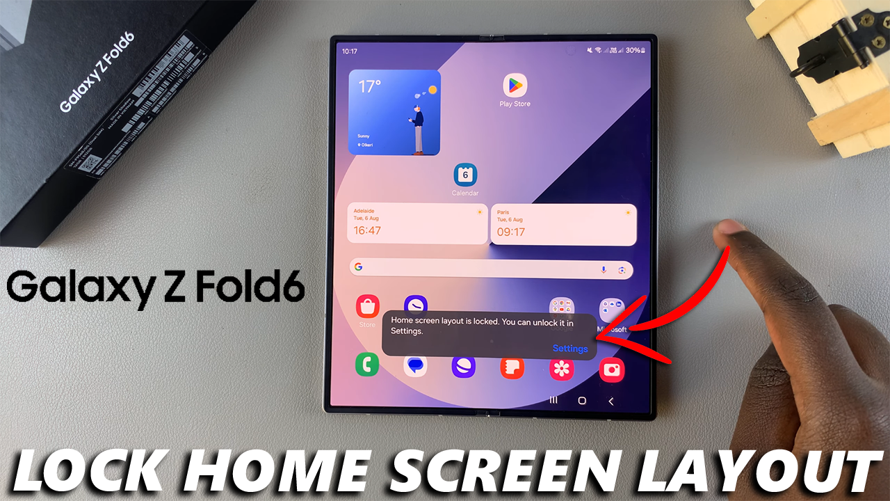 How To Lock Home Screen Layout On Galaxy Z Fold 6