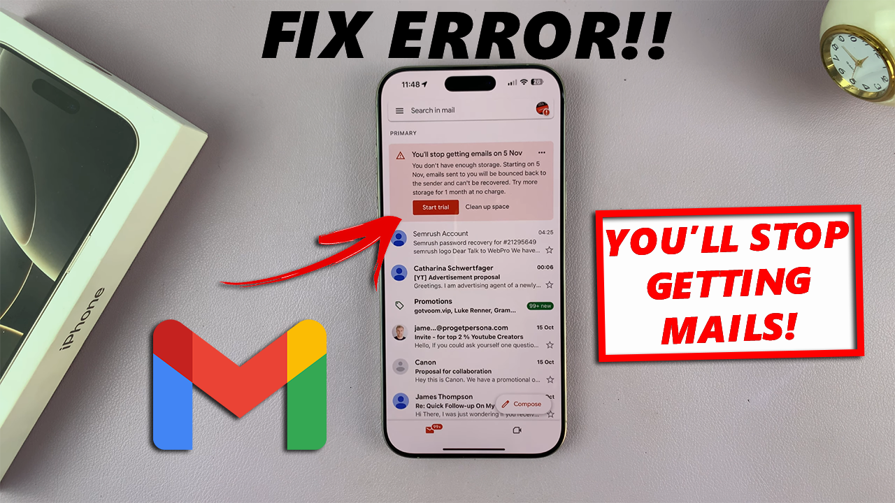 Not Getting Emails How To Fix Gmail Error - You'll Stop Getting Emails On Nov 5