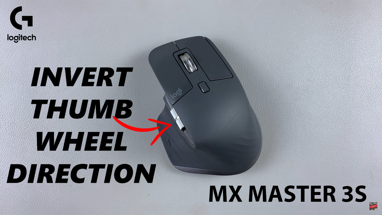 How To Invert Thumb Wheel Direction On Logitech MX Master 3S
