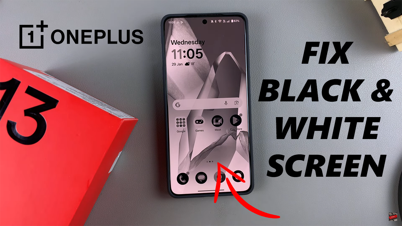 How To FIX Black & White Screen On OnePlus 13