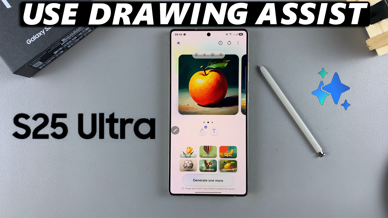 Samsung Computer Screen Drawing How To Use Drawing Assist On Galaxy S25 Ultra
