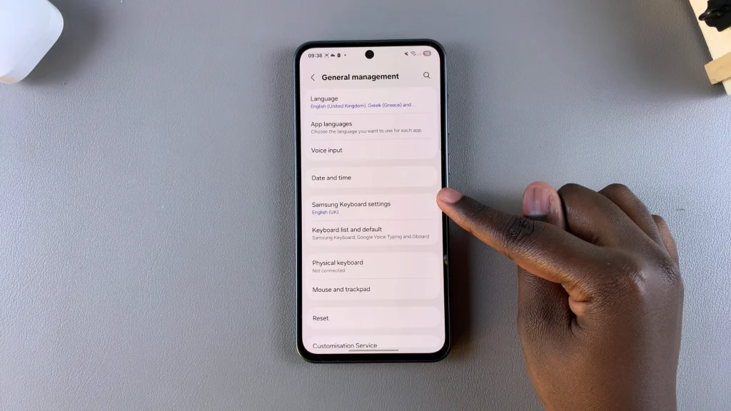 Samsung Keyboard Settings