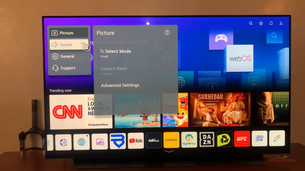 Sound Settings On LG Smart TV
