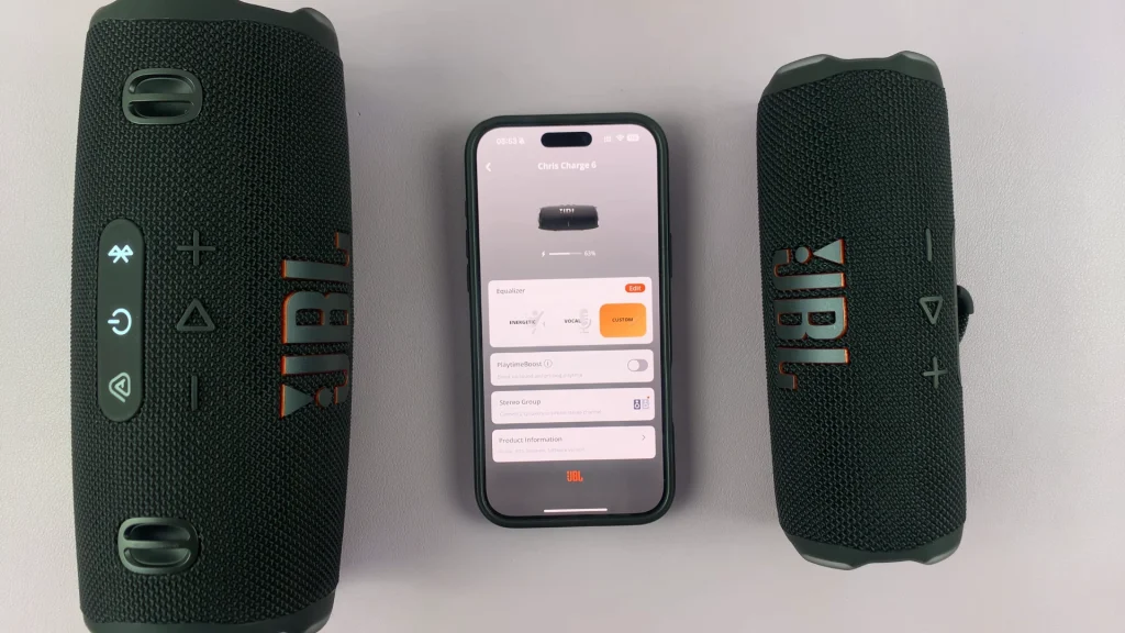 JBL Portable App for Auracast