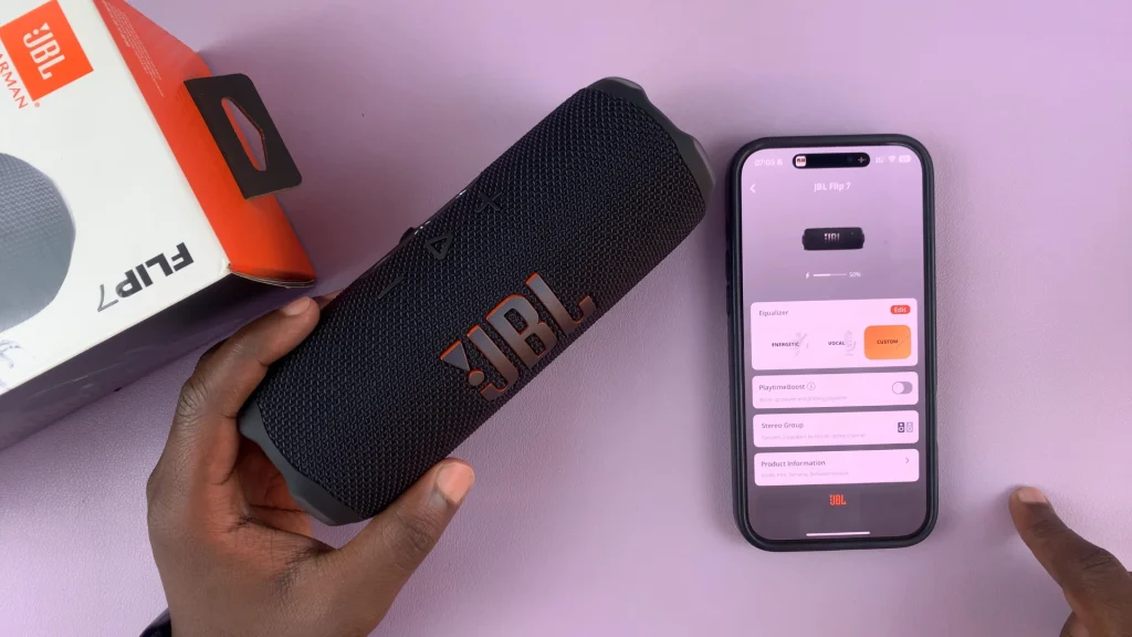 Custom Equalizer On JBL Flip 7