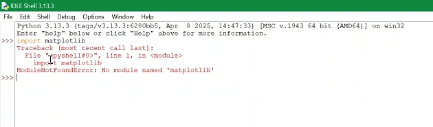 Confirm Matplotlib is Installed