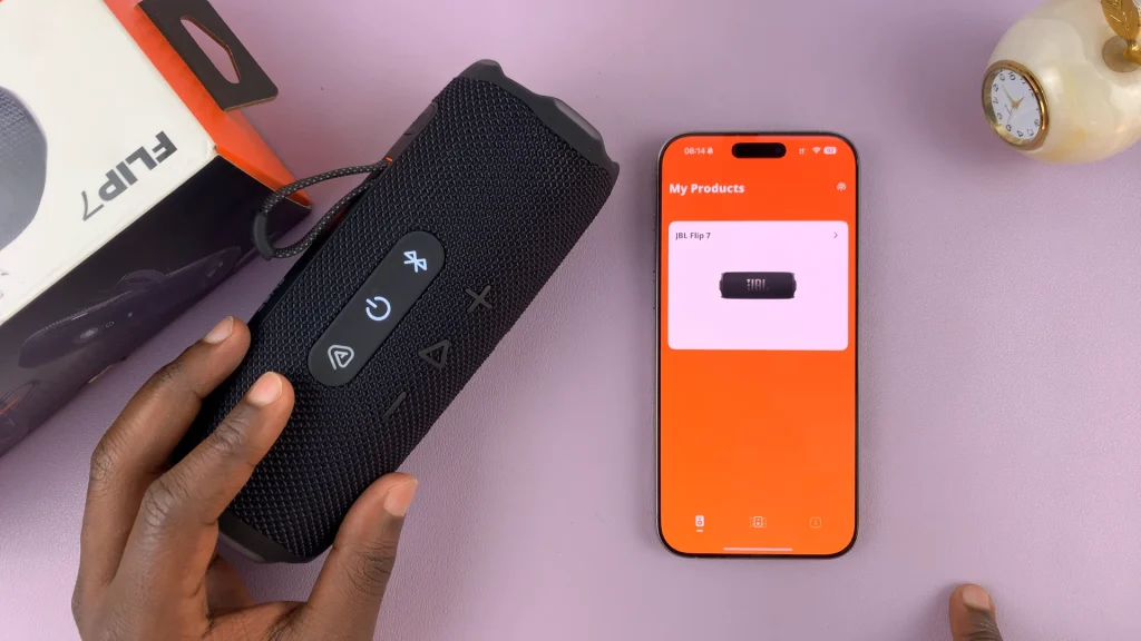 JBL Flip 7 On JBL Portable App
