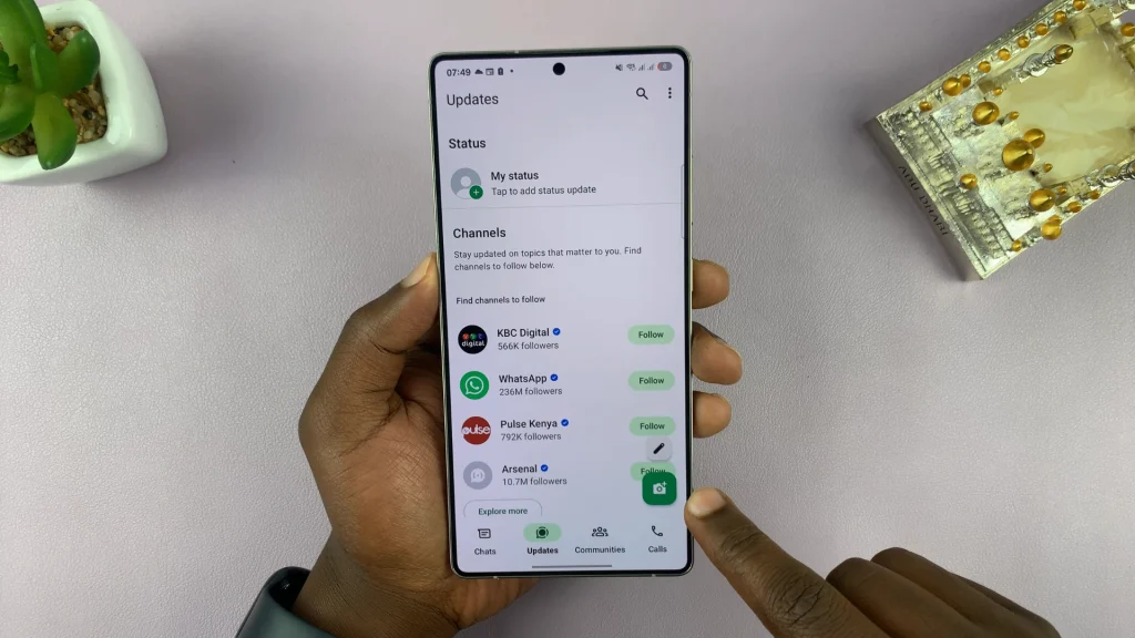 How To Create WhatsApp Status