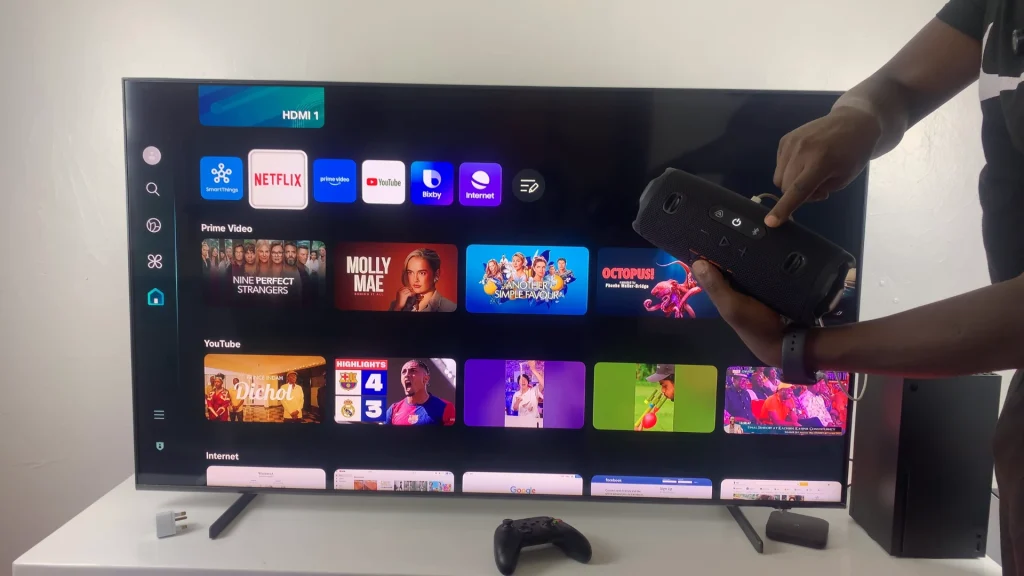 How To Connect JBL Charge 6 To Smart TV via Cable (Wired)