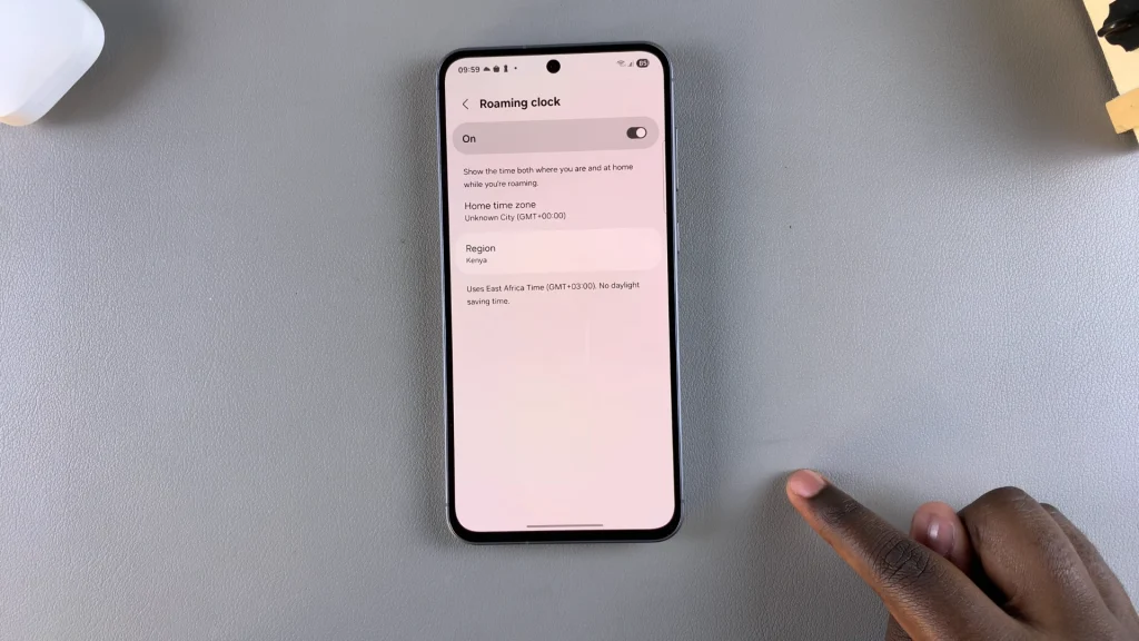 How To Enable Roaming Clock On Galaxy A36/A26/A56