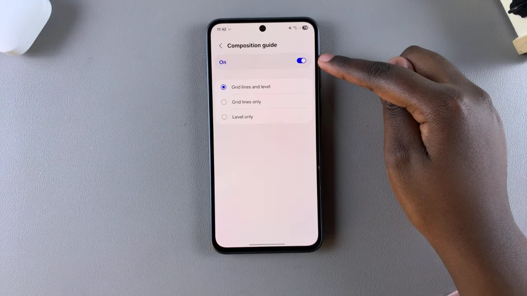 How To Use Grid Lines In Camera App On Galaxy A36/A56/A26