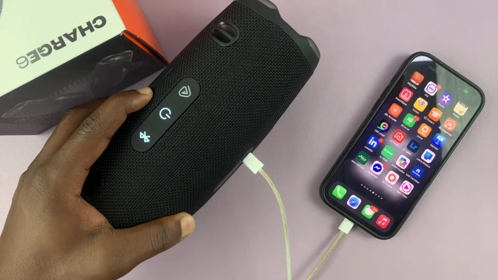 Connect JBL Charge 6 To Phone via Cable