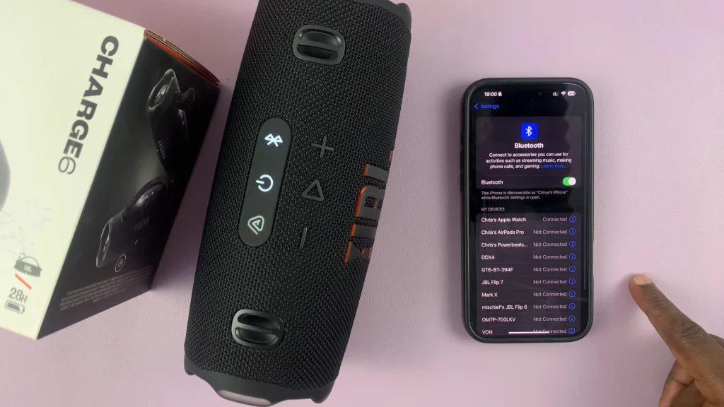 How To Connect JBL Charge 6 With iPhone
