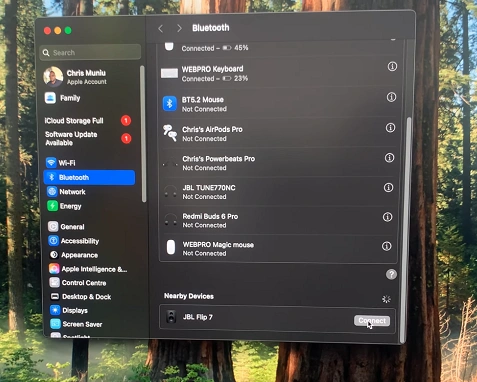 How To Connect JBL Flip 7 To Mac / MacBook via Bluetooth