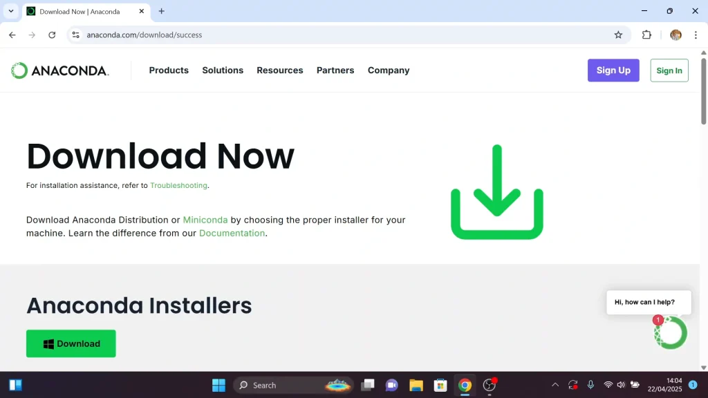 Download Anaconda In Windows