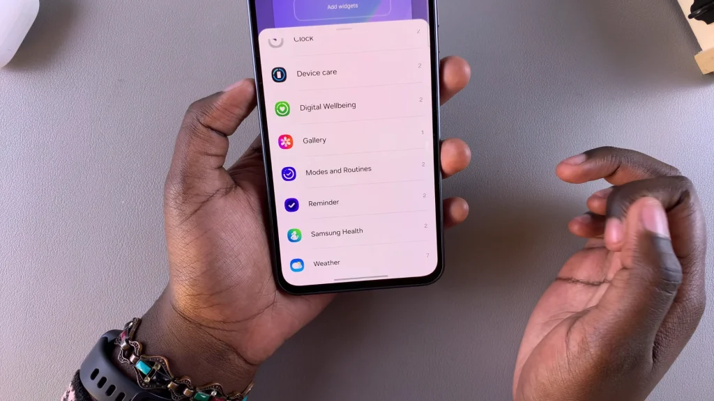 Lock Screen Widgets On Samsung