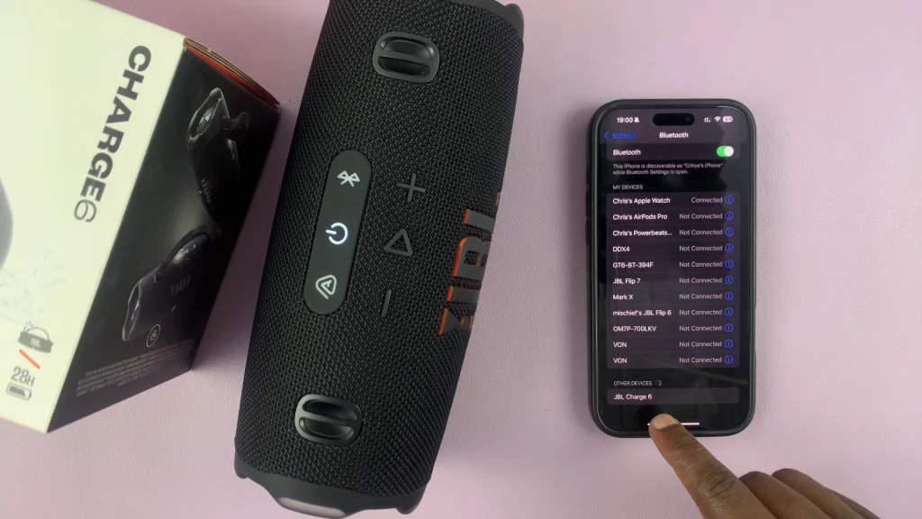 How To Pair JBL Charge 6 With iPhone