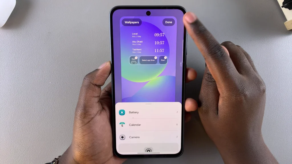 How To Add Lock Screen Widgets On Galaxy A36/A56/A26