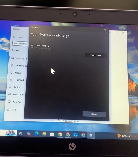 Connect JBL Charge 6 To Windows Laptop