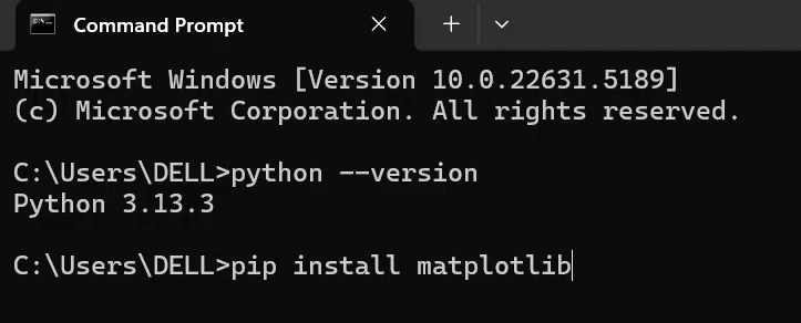 How To Install Matplotlib In Windows