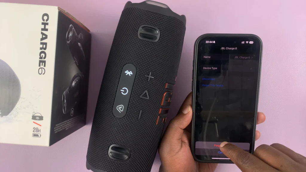 How To Forget JBL Charge 6 On iPhone