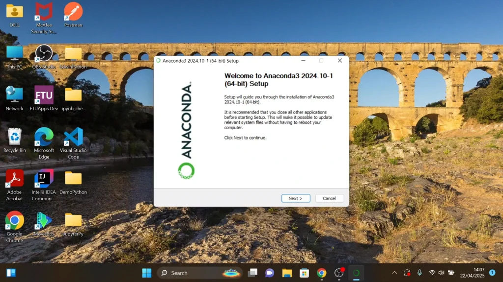 Anaconda3 Setup