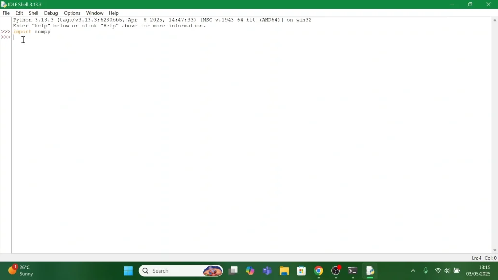 Confirm NumPy Is Installed In Windows