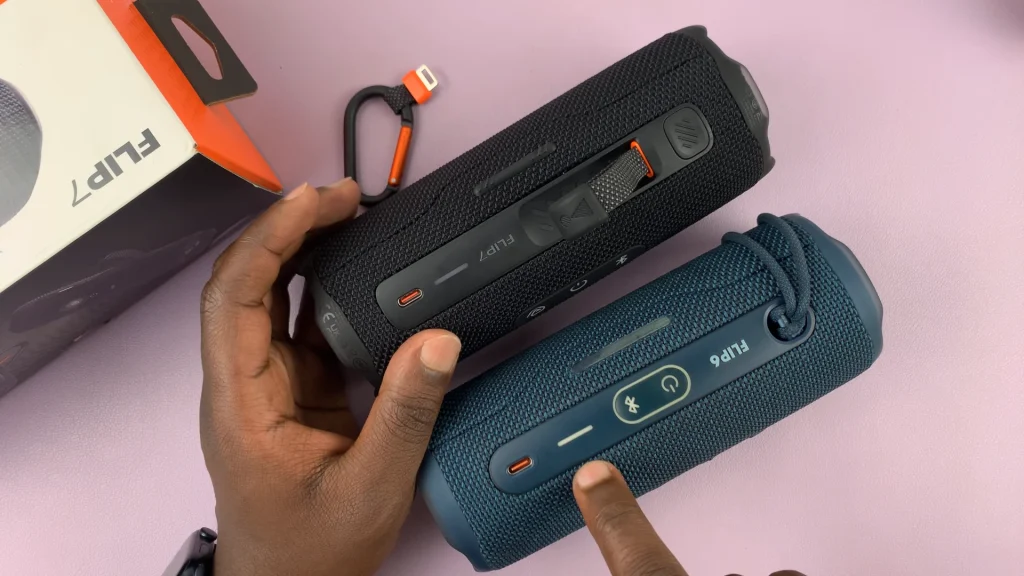 JBL Flip 7 vs JBL Flip 6 Design