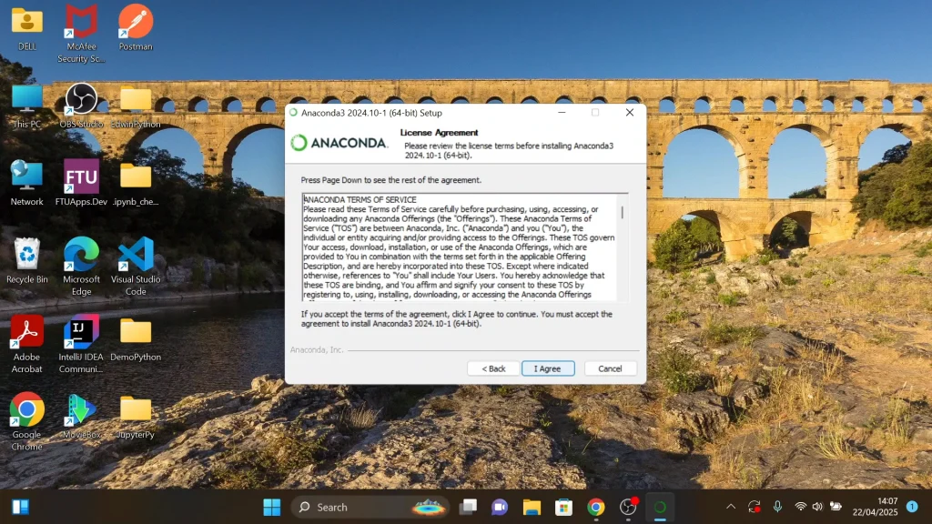 Anaconda License Agreement