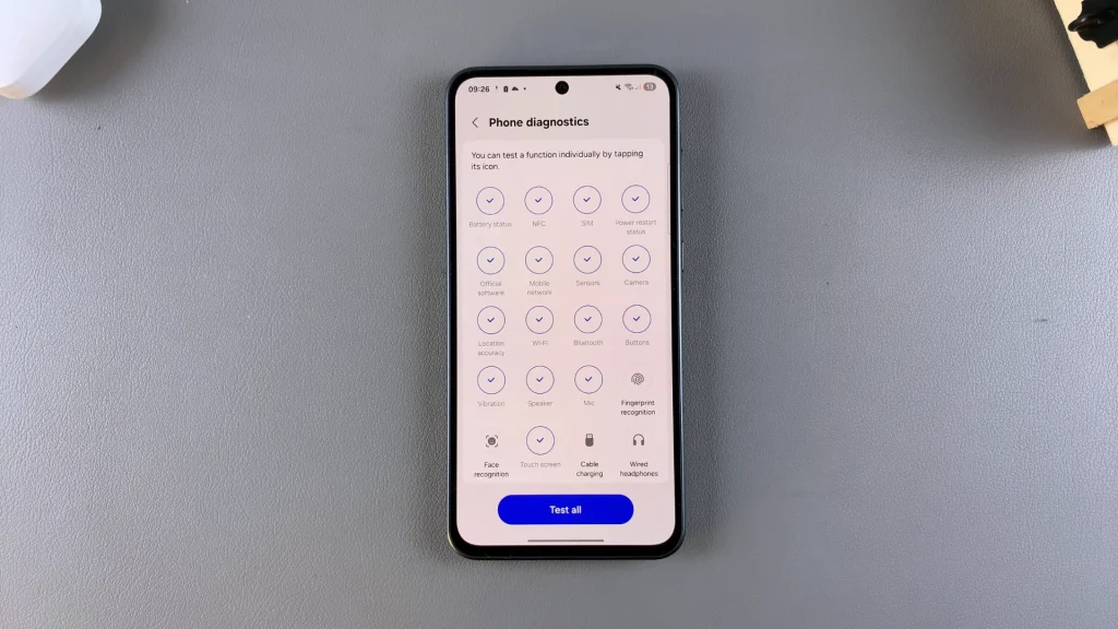 How To Run Diagnostics Test On Samsung Galaxy A36/A56/A26