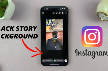 How To Add Black Background To Instagram Story