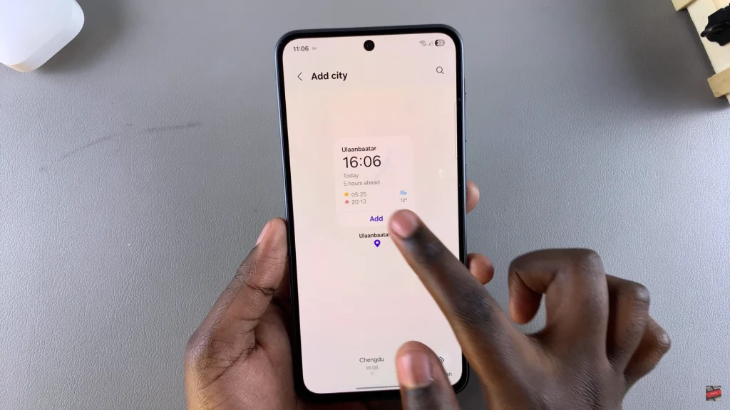 How To Add Multiple Clocks To Always On Display Of Samsung Galaxy A56