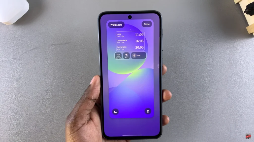 How To Add Multiple Clocks To Always On Display Of Samsung Galaxy A56
