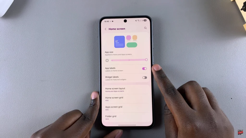 How To Add & Remove App Labels On Samsung Galaxy A56