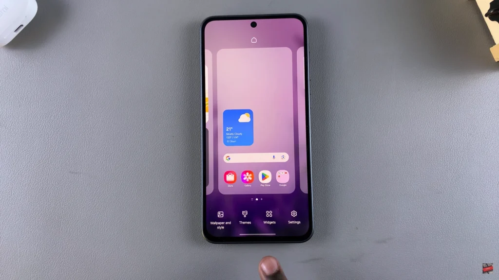 How To Add Steps Widget To Home Screen Of Samsung Galaxy A56