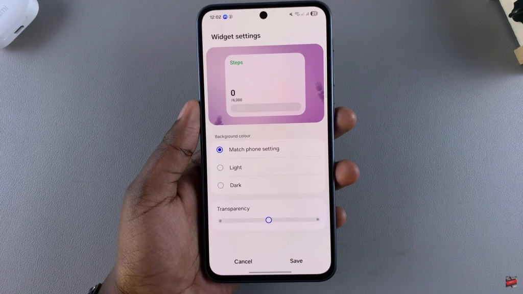 How To Add Steps Widget To Home Screen Of Samsung Galaxy A56