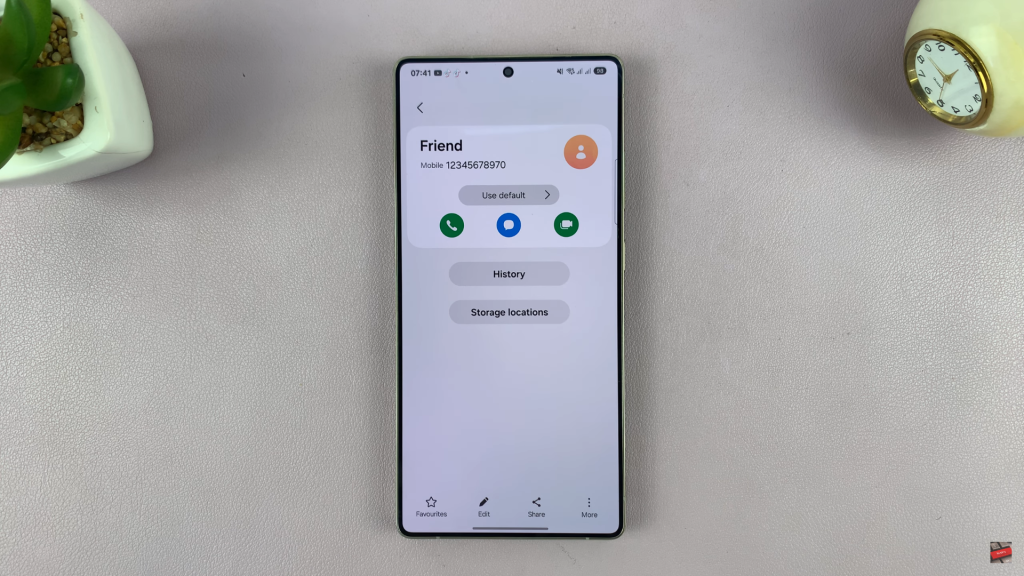 How To Add a Contact Photo On Samsung Galaxy S25 / S25 Ultra