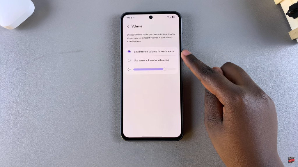 How To Change Alarm Volume On Samsung Galaxy A56