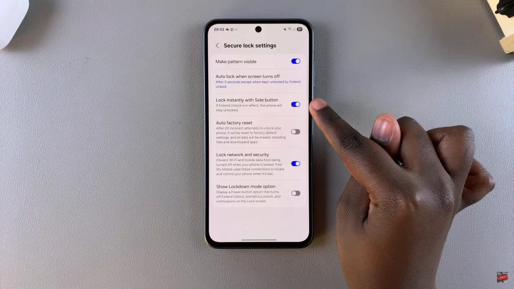 How To Change Auto Lock Period On Samsung Galaxy A56