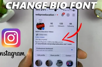 How To Change Font On Instagram Bio