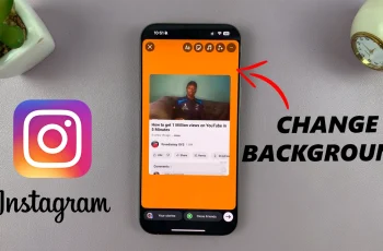 How To Change Instagram Story Background