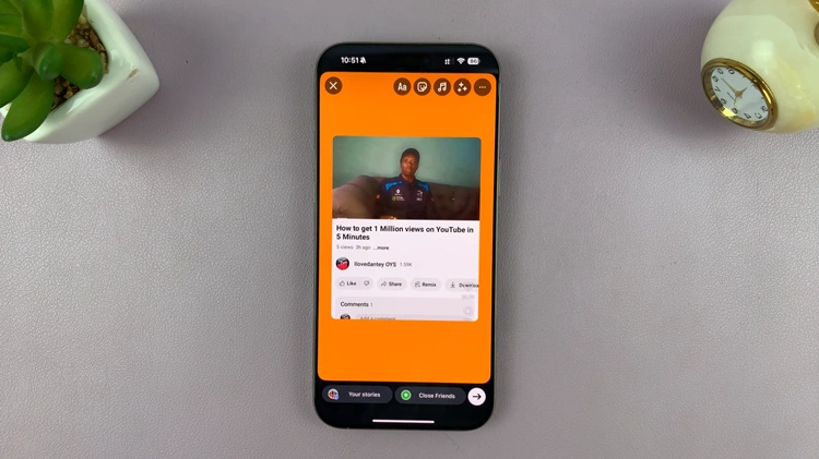 How To Change Instagram Story Background