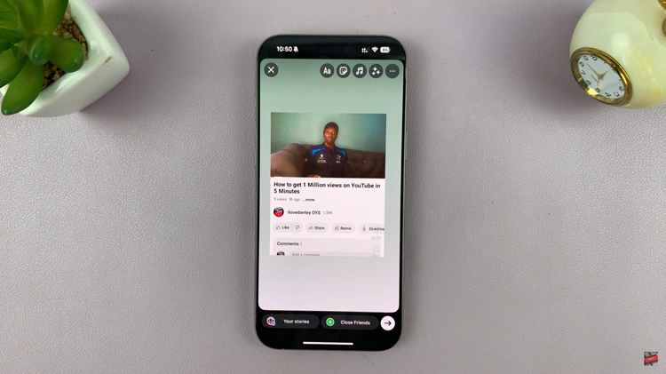 How To Change Instagram Story Background
