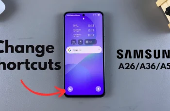 How To Change Lock Screen Shortcuts On Samsung Galaxy A26/A36/A56
