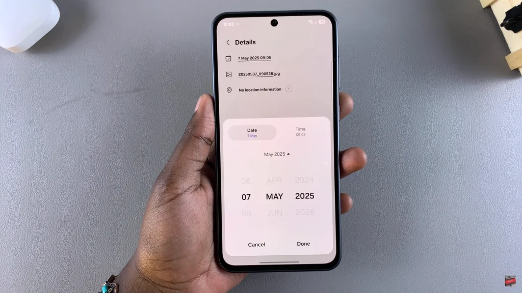 How To Change Photo Date On Samsung Galaxy A56