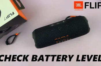 How To Check Battery Level On JBL Flip 7